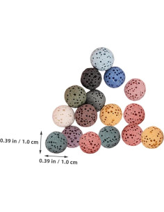 33 Perlas de Lava Volcánica Difusoras Ipetboom para Aromaterapia 2