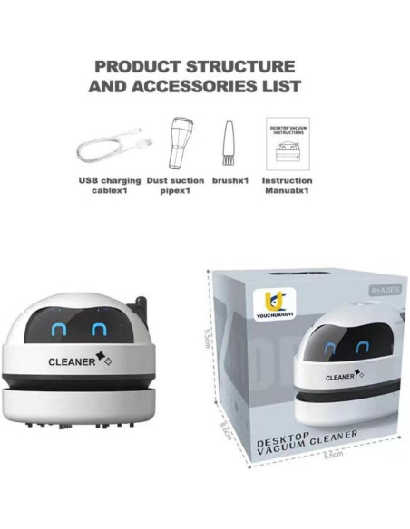 Aspiradora de Escritorio ARTopet para Pintura de Diamante USB