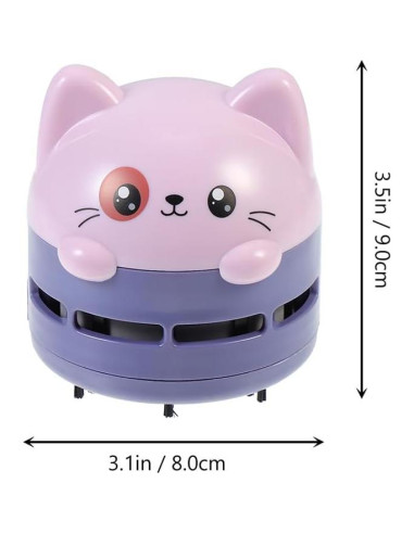 Aspiradora Mini Homoyoyo Portátil de Escritorio Violeta