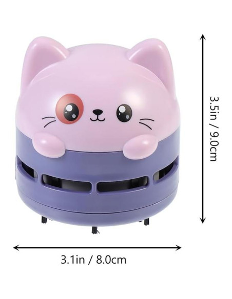 Aspiradora Mini Homoyoyo Portátil de Escritorio Violeta