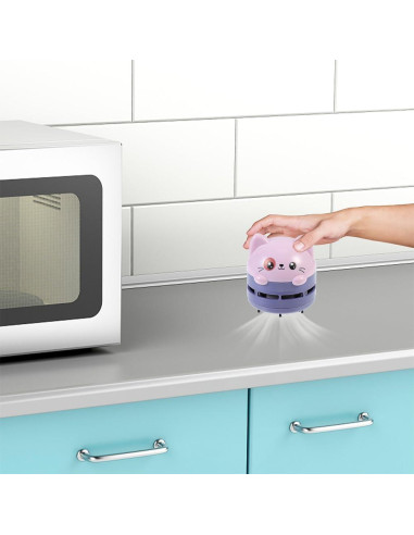 Aspiradora Mini Homoyoyo Portátil de Escritorio Violeta