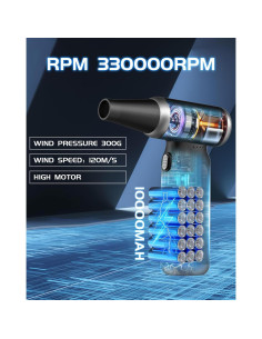 Soplador de Aire Comprimido Eléctrico Mershgaya 33,000 RPM 2