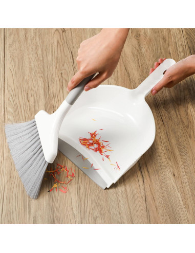 4 Sets Mini Escoba y Recogedor Zopeal para Limpieza Hogar