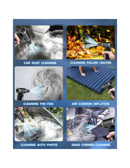 Soplador de Aire Comprimido Eléctrico Mershgaya 33,000 RPM