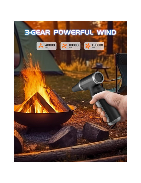 Soplador de Aire Comprimido Eléctrico Mershgaya 33,000 RPM