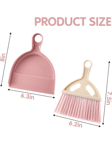 Juego de 6 Piezas de Mini Escoba y Recogedor SHANDERBAR