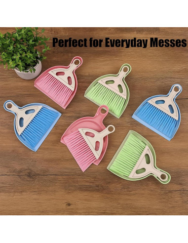 Juego de 6 Piezas de Mini Escoba y Recogedor SHANDERBAR