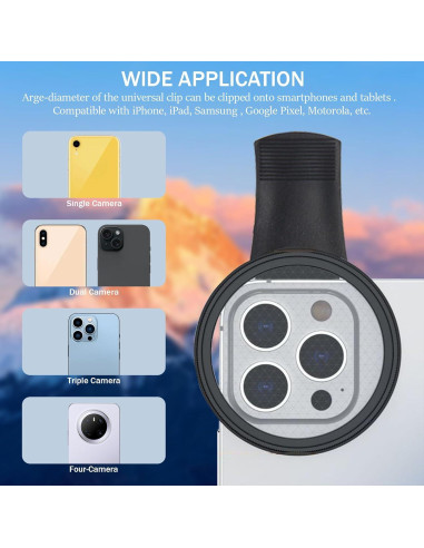 Filtro Polarizador Circular 52mm EYSOFT para Smartphone