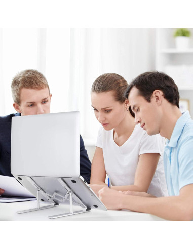 Soporte para Laptop ZSIMC de Aluminio Ajustable Plegable 10-15.6"