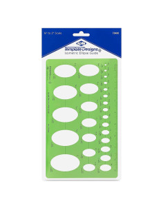 Plantilla de Dibujo Isométrica Alvin TD400 21.59x13.34 cm