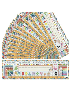 Placas de Nombre para Aula Outus 36 Pcs 10.67x36.32cm Boho