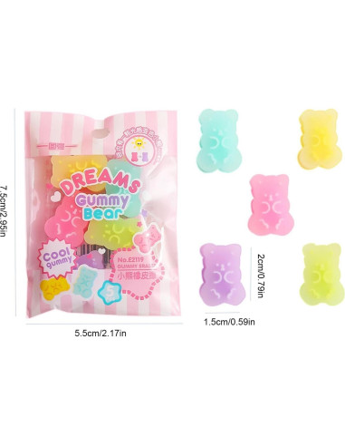 5 Borradores Lindos Wentoenapp - Ositos de Goma Coloridos