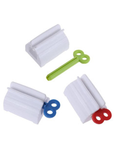 Dispensador de Pasta de Dientes AKOAK 3 Piezas Reutilizable