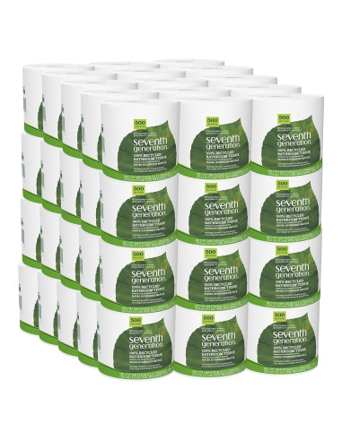 Papel Higiénico 2 Capas Seventh Generation 100% Reciclado 500 Hojas