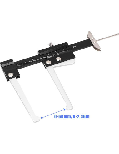 Calibrador de Profundidad de Neumático Leopacat 60mm Portátil