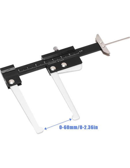 Calibrador de Profundidad de Neumático Leopacat 60mm Portátil