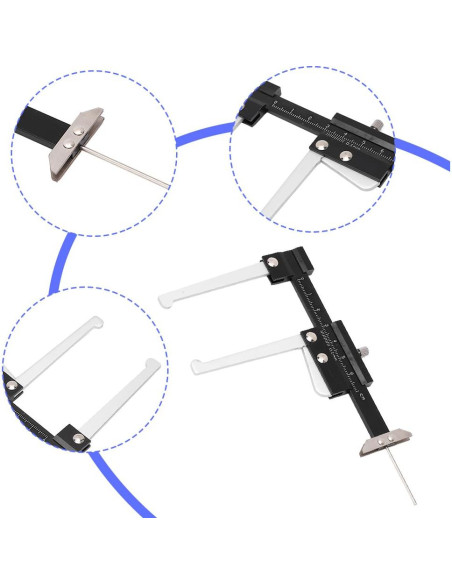 Calibrador de Profundidad de Neumático Leopacat 60mm Portátil