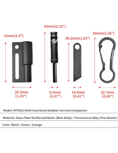 TONIFE Kit de Inicio de Fuego MT4202 para Camping y Supervivencia 2