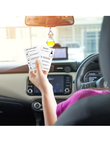 Juego de 50 Botellas Difusoras de Aromas Boao para Automóvil