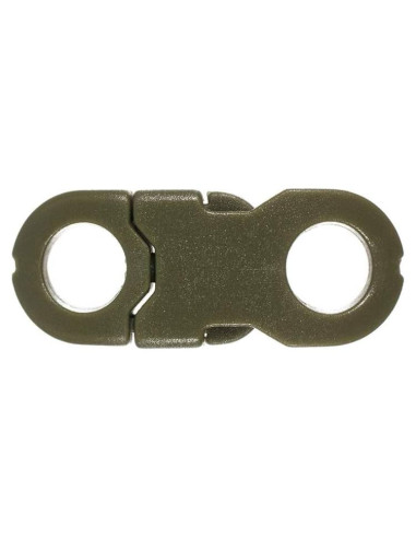 Hebilla de liberación lateral Paracord Planet Negro 25 unidades