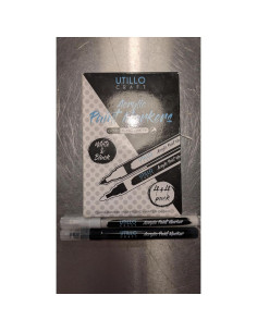 Bolígrafos de Pintura Acrílica Utillo Craft 0.7mm Paquete de 8 2