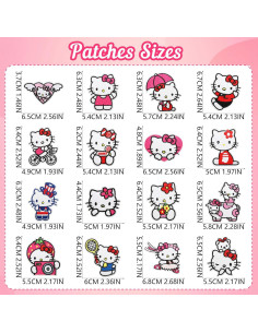 17 Parches Bordados de Gato WUTAOBON para Planchar y Coser 2