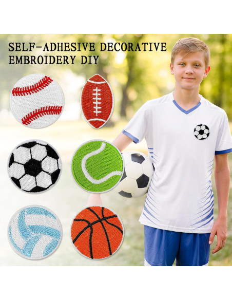 Kit de 18 Parches de Chenille LINKIM BOLLY para Ropa y Mochilas