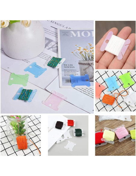 Organizador de Hilo de Bordado Drlmeio con 100 Bobinas y Etiquetas Organizador de Hilo de Bordado Drlmeio con 100 Bobinas y Etiquetas