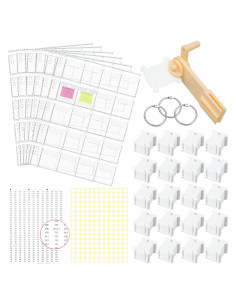 Organizador de Hilo de Bordado Humyoun 132 Piezas con 120 Bobinas