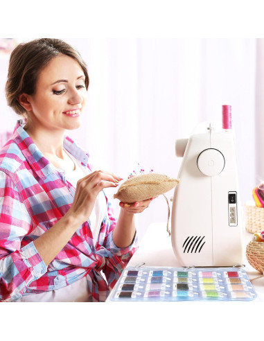 Organizador de Hilo de Bordado Humyoun 132 Piezas con 120 Bobinas