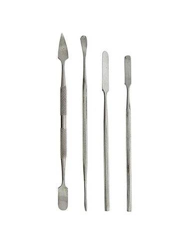 Juego de Espátulas de Acero Inoxidable SE - 4 Piezas