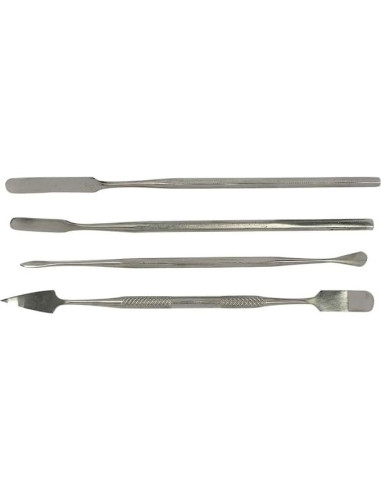 Juego de Espátulas de Acero Inoxidable SE - 4 Piezas