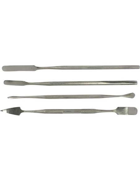 Juego de Espátulas de Acero Inoxidable SE - 4 Piezas