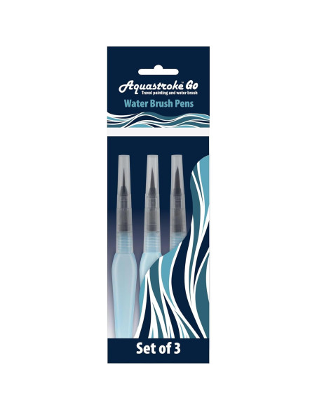 Conjunto de 3 Pinceles de Agua Creative Mark para Acuarela