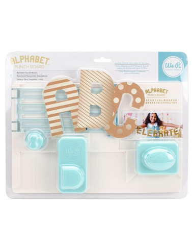 Tablero de Troquelado de Letras We R Memory Keepers 31.2x26 cm