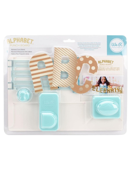 Tablero de Troquelado de Letras We R Memory Keepers 31.2x26 cm