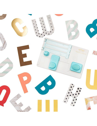 Tablero de Troquelado de Letras We R Memory Keepers 31.2x26 cm