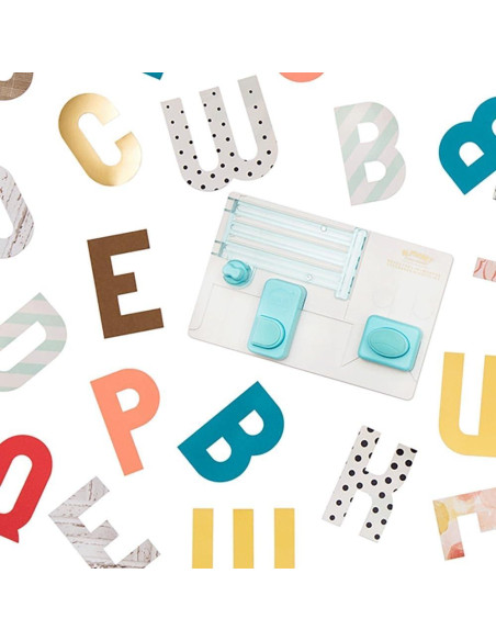 Tablero de Troquelado de Letras We R Memory Keepers 31.2x26 cm