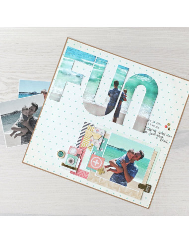 Tablero de Troquelado de Letras We R Memory Keepers 31.2x26 cm