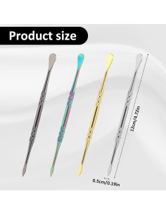 4 Herramientas de Tallado en Cera Acero Inoxidable Trinkrittey 2