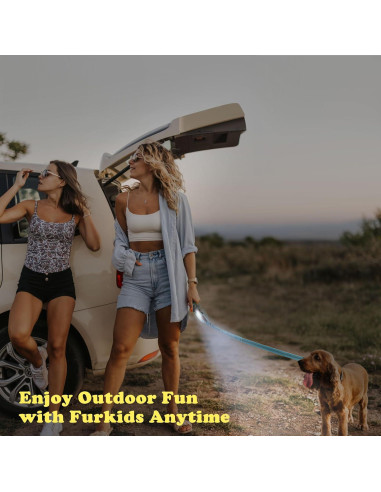 Cinturón de Seguridad para Perros IPETBA Ajustable Azul