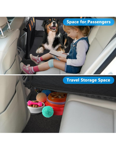 Asiento de Coche para Perros XUYEDOGLSH GZD2-BK Negro