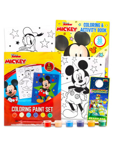 Conjunto de Pósters para Pintar Mickey Mouse Disney - Kit de Actividades