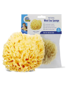 Esponja de Mar Natural Baby Buddy para Bebés - Ultra Suave y Hipoalergénica