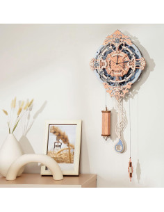 Reloj de Pared Mecánico ROKR 3D Vintage 30.48 cm 2