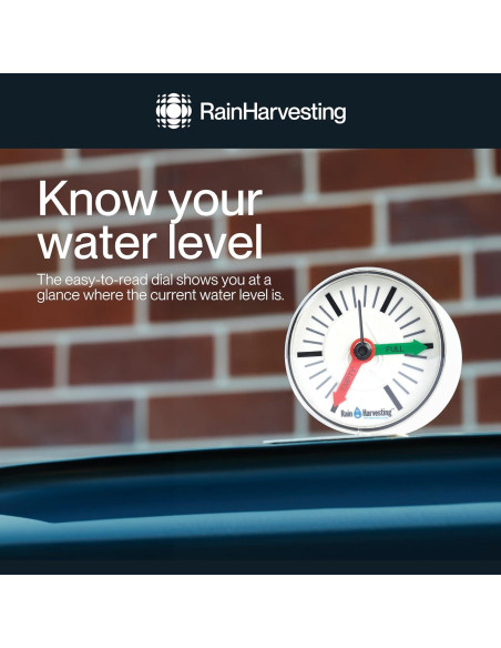 Medidor de Tanque Captación de Lluvia TATG02 - Nivel de Agua 2.44m