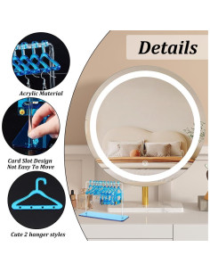 Soporte de Acrílico para Pendientes PH PandaHall 60 Agujeros 2