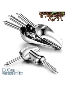 Paquete de 5 cucharas de acero inoxidable Tioncy 85-455g