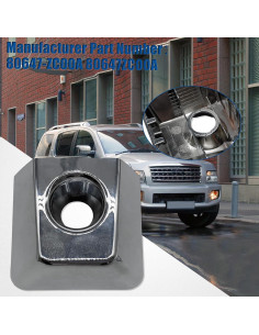 Cubierta Bezel Manija Puerta Izquierda Nissan Titan DJF 80647-ZC00A 2