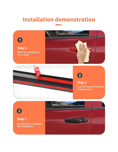 Cubiertas de Manijas de Puerta Exterior Summleaf para Chevy 2014-2019